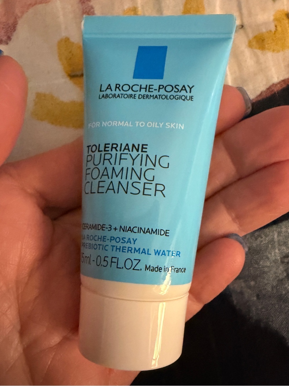 LA ROCHE POSAY Toleriane Purifying Foaming Cleanser NEW Deluxe Sample Size .5oz